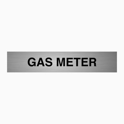 GAS METERS SIGN