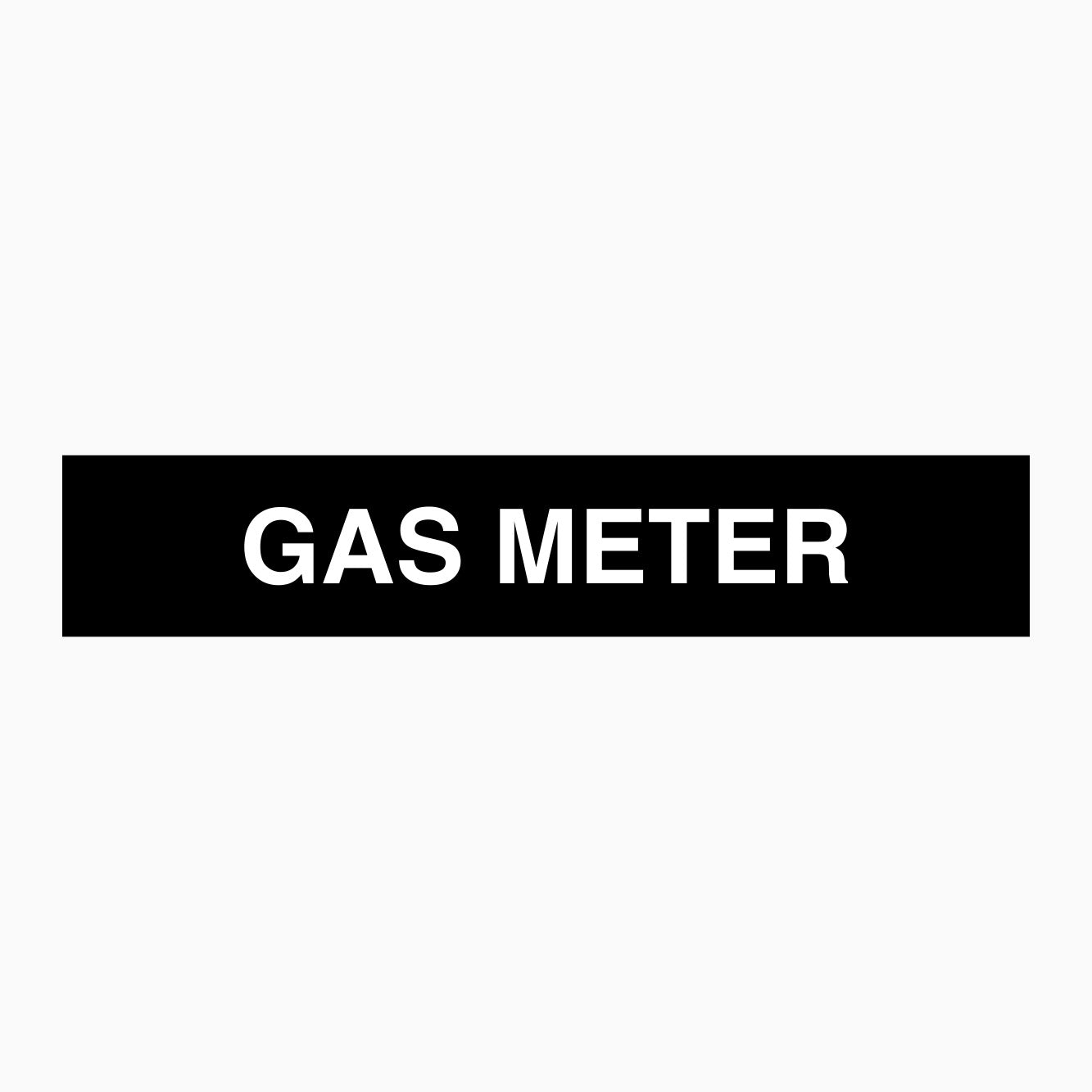 GAS METERS SIGN - STATUTORY SIGNS – Get signs
