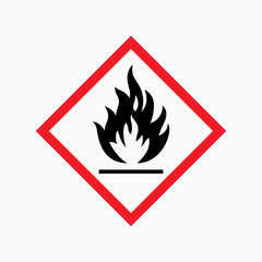 FLAMMABLE GHS SIGN