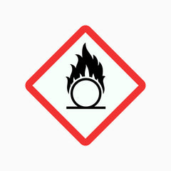 GHS OXIDIZERS SIGN