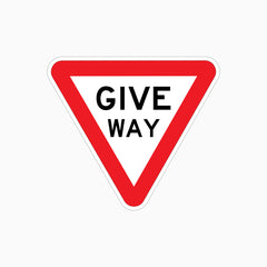 GIVE WAY SIGN