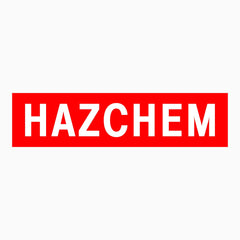 HAZCHEM SIGN