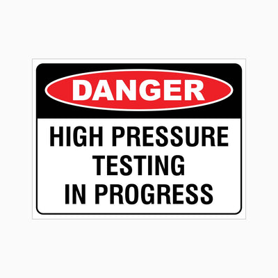 DANGER HIGH PRESSURE BURIED GAS PIPELINE SIGN | GET SIGNS – Get signs