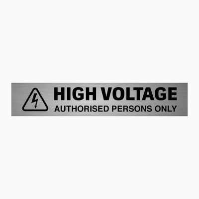 HIGH VOLTAGE SIGN
