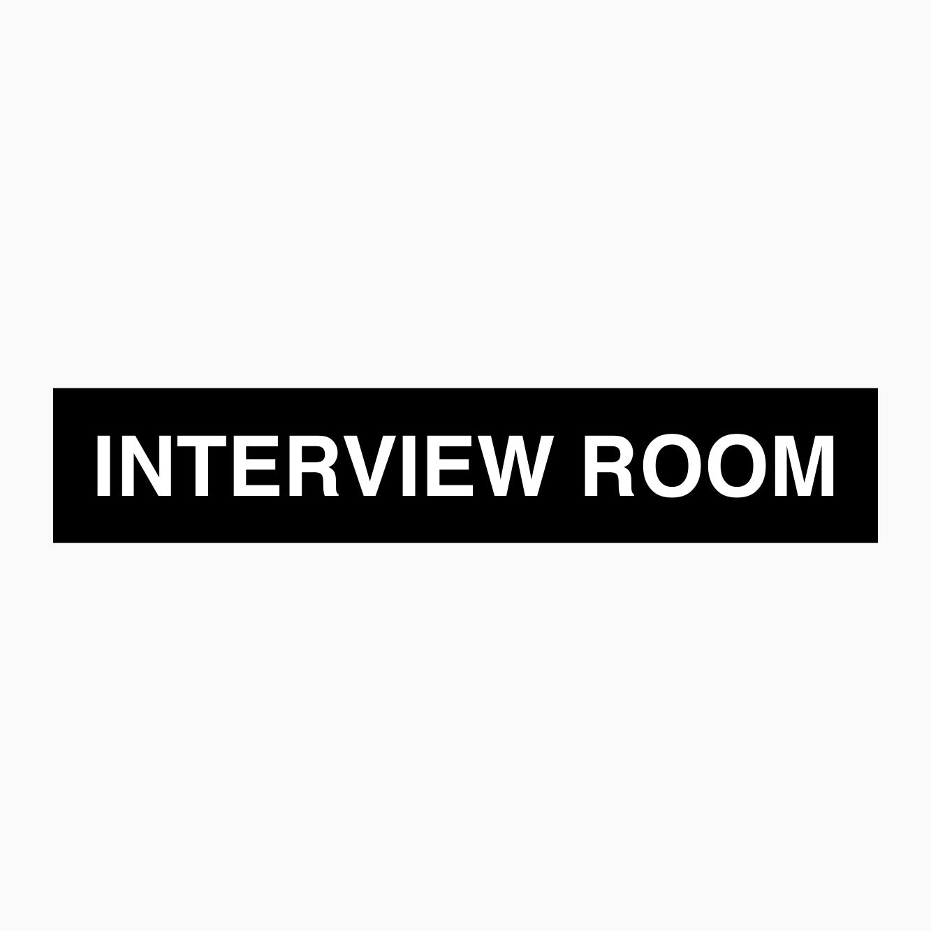 INTERVIEW ROOM SIGN – Get signs