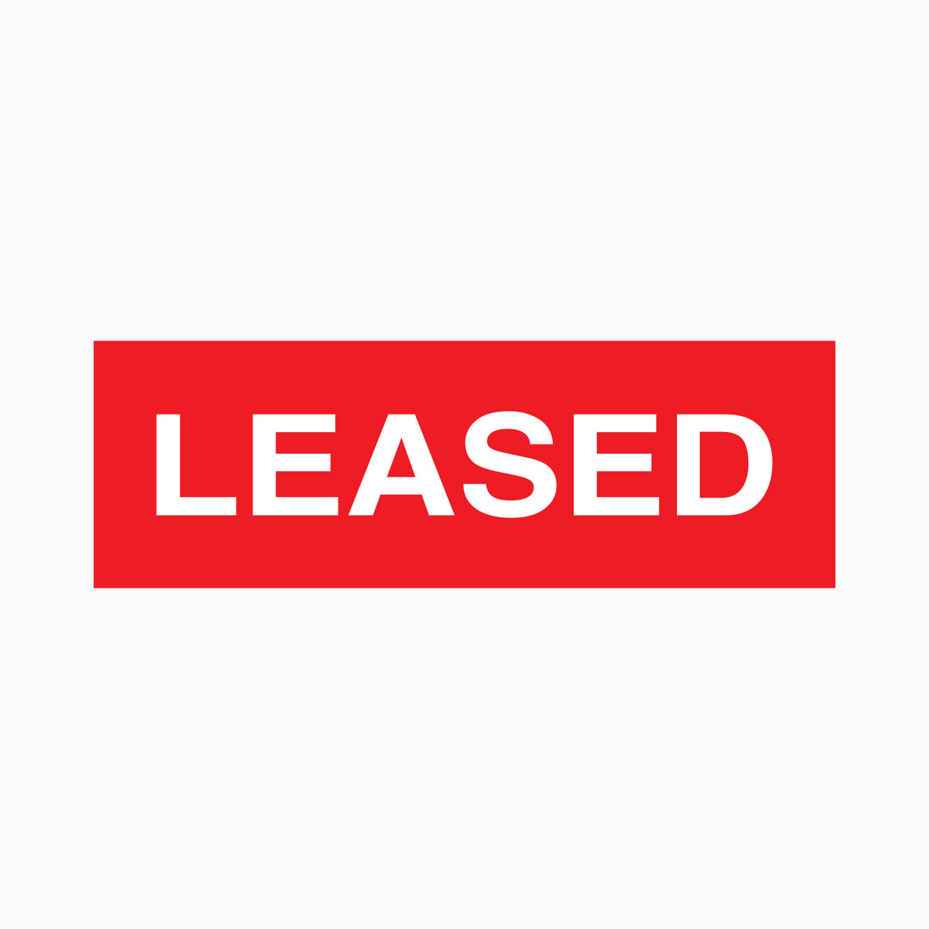 LEASED STICKERS