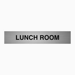 LUNCH ROOM SIGN