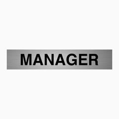 MANAGER SIGN