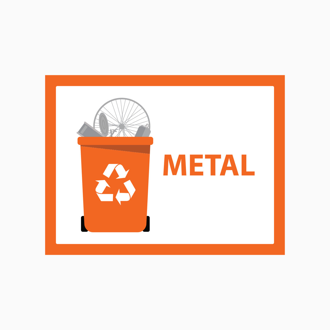 RECYCLE METAL SIGN - Recycling Signs - Shop Online – Get signs