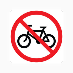 NO BICYCLE SIGN