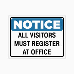 RECEPTIONIST SIGN – Get signs