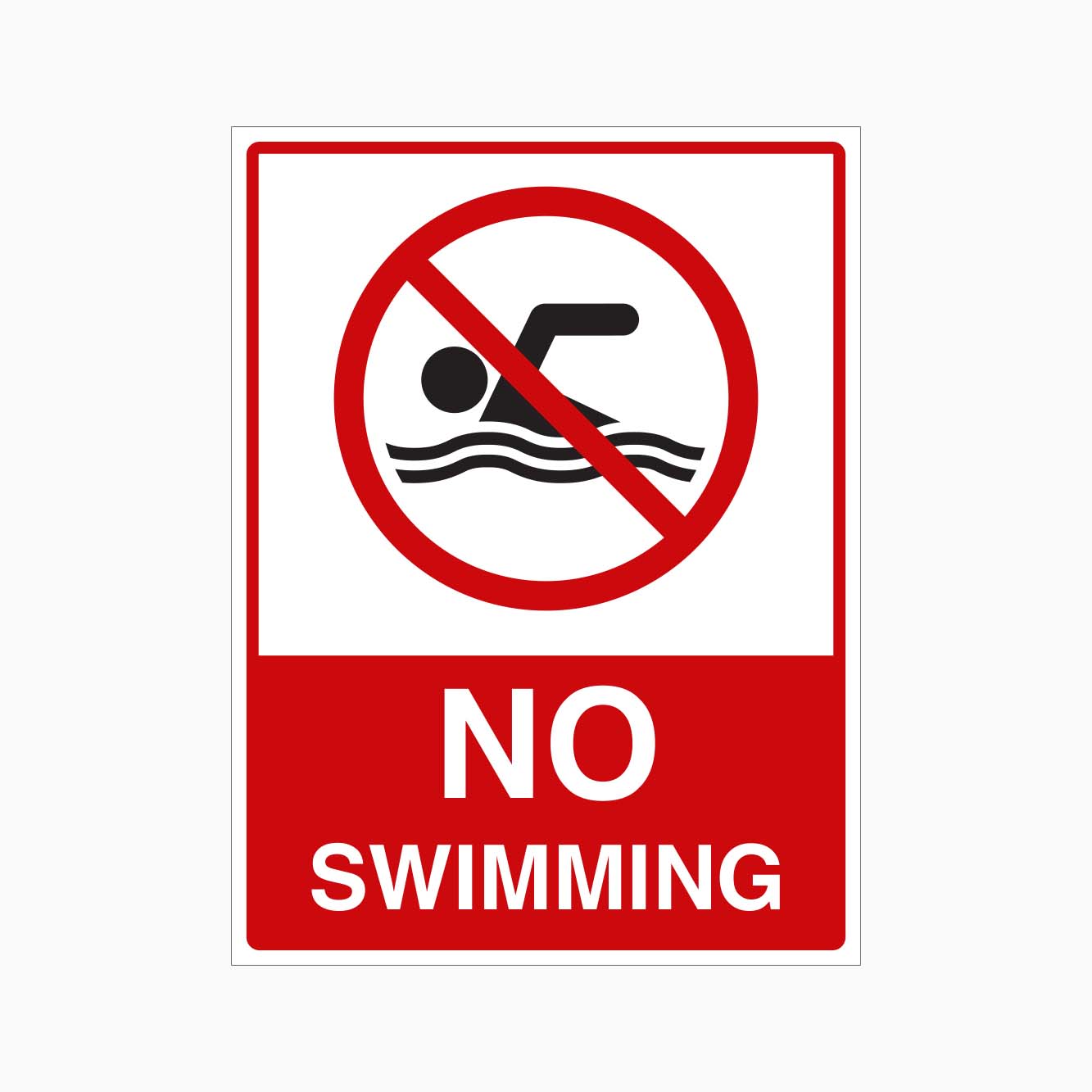 NO SWIMMING SIGN - GET SIGNS - AUSTRALIA