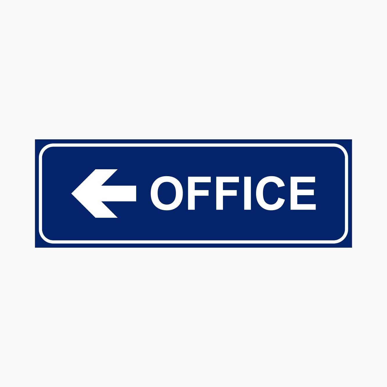 Left Point Sign OFFICE SIGN (LEFT & RIGHT POINT) – Get signs
