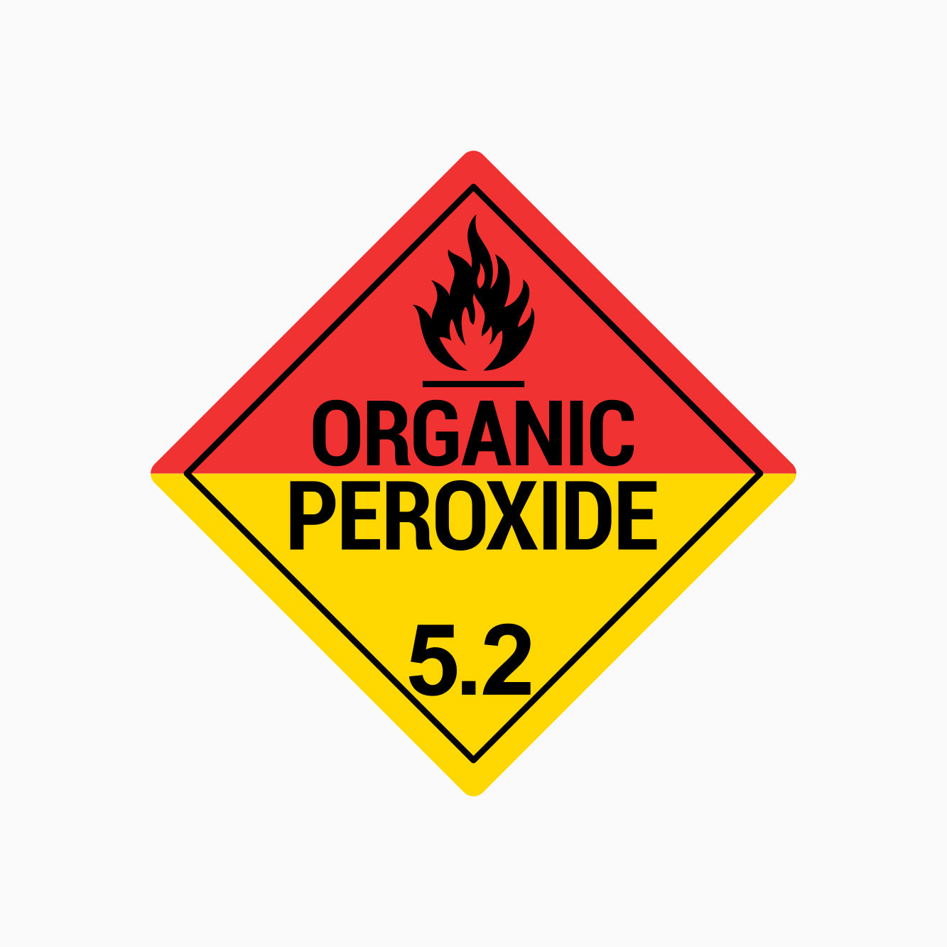 ORGANIC PEROXIDE 5.2 SIGN - GET SIGNS