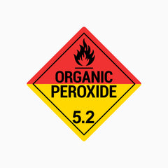 ORGANIC PEROXIDE 5.2 SIGN