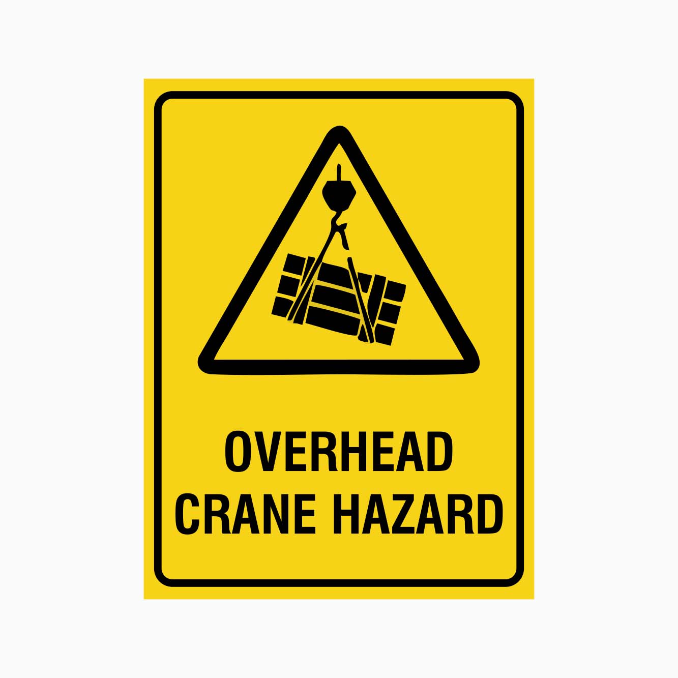 Overhead Crane Hazard Signs in Australia - Get Signs – Get signs