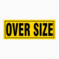 OVER SIZE SIGN 1200mmx450mm