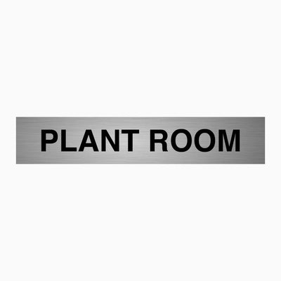 PLANT ROOM SIGN