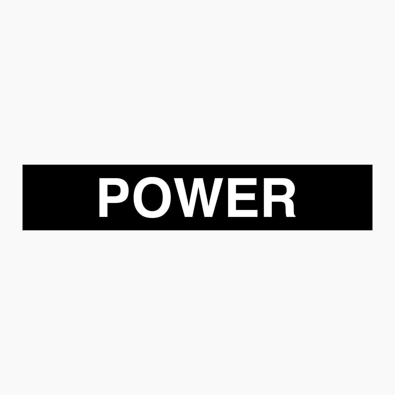 POWER SIGN – Get signs