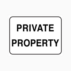 PRIVATE PROPERTY SIGN