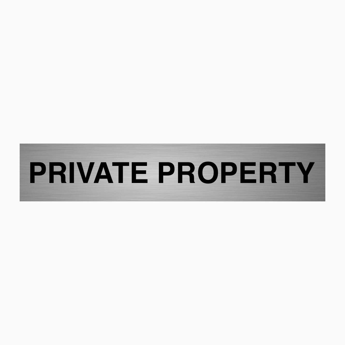 PRIVATE PROPERTY SIGN - GET SIGNS