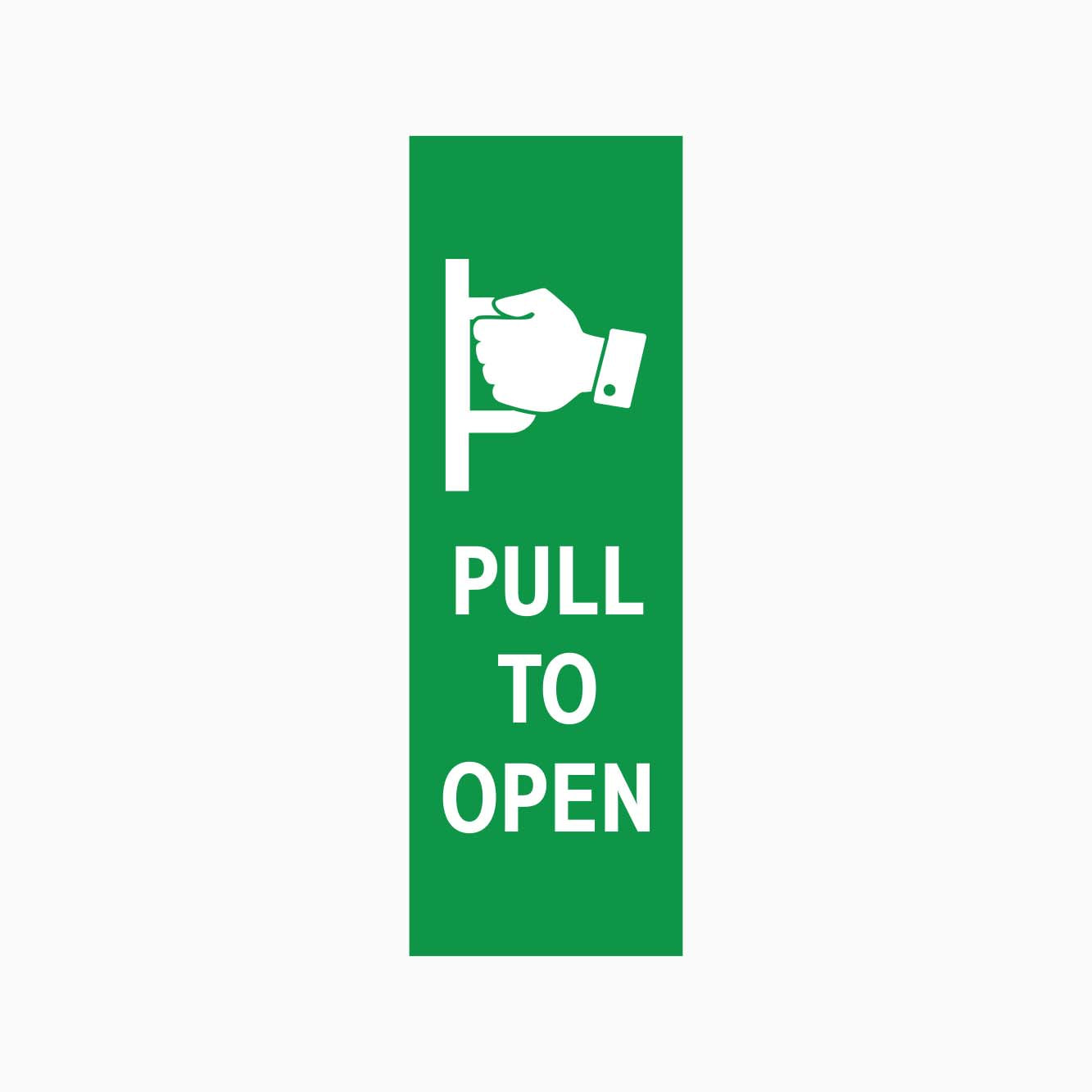 PULL TO OPEN SIGN - GET SIGNS