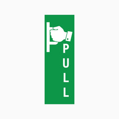 PULL SIGN