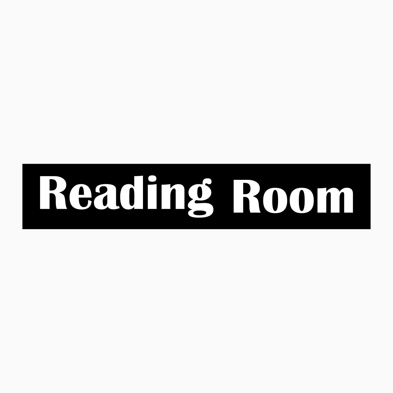 READING ROOM SIGN