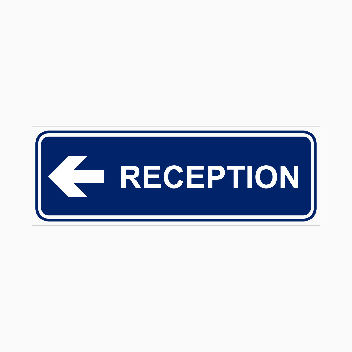 RECEPTION SIGN (LEFT & RIGHT POINT) Get signs