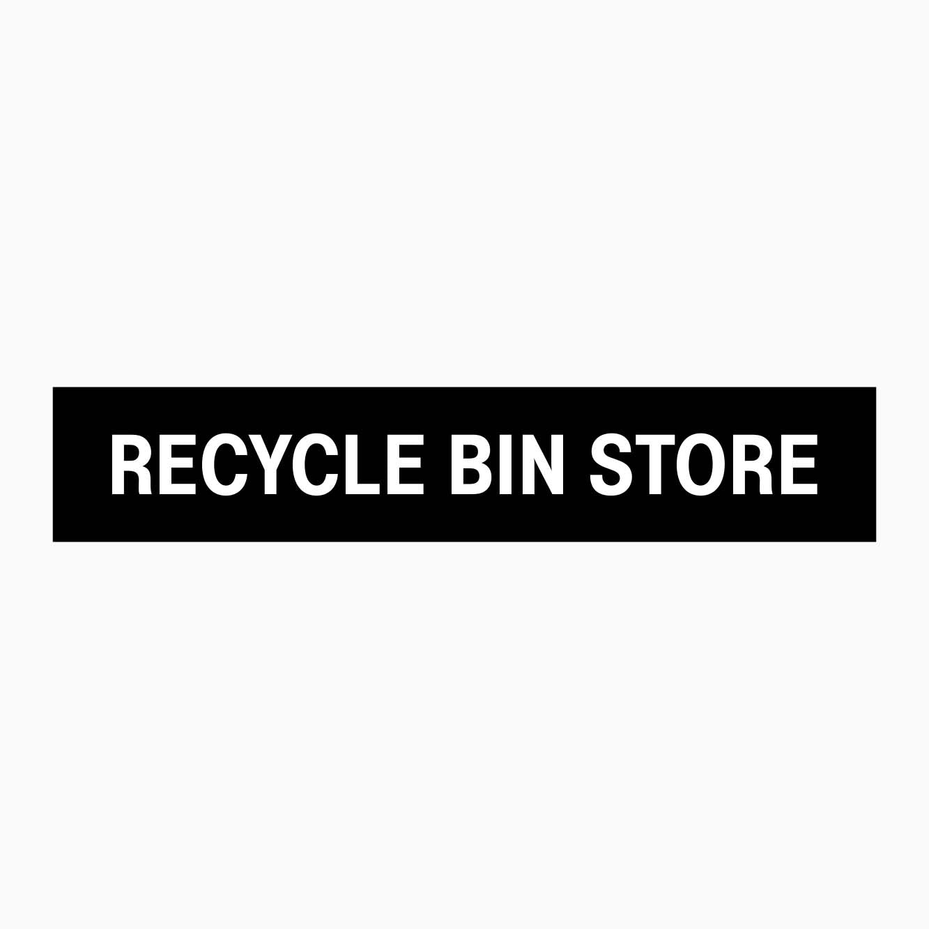 Return Bin Sign RECYCLE BIN STORE SIGN – Get signs