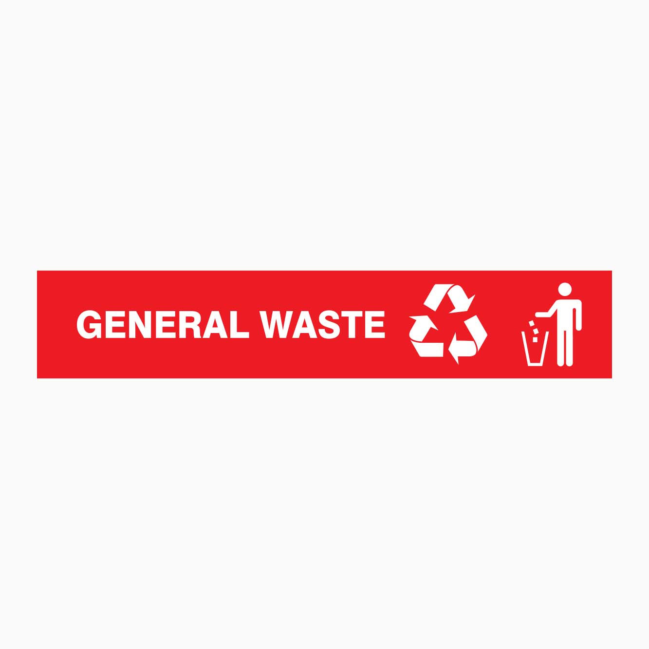 GENERAL WASTE SIGN - GET SIGNS