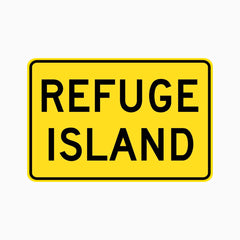 REFUGE ISLAND SIGN