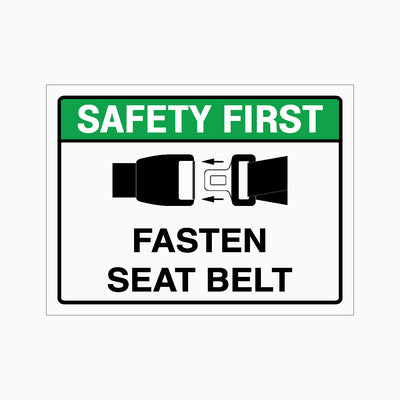 FASTEN SEAT BELT SIGN