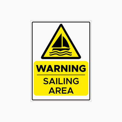 SAILING AREA SIGN
