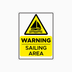 SAILING AREA SIGN