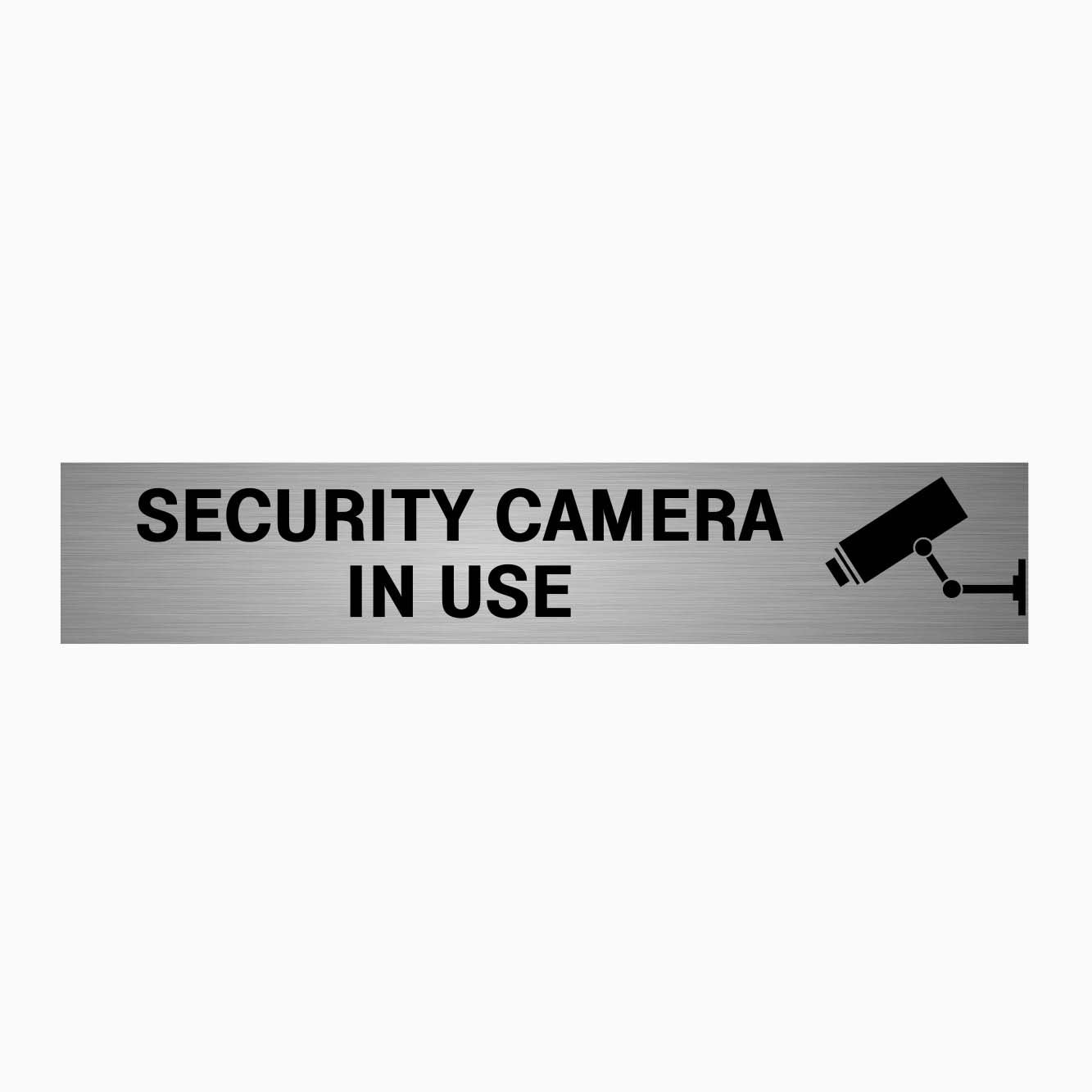 SECURITY CAMERA IN USE SIGN - GET SIGNS