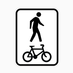 SHARED FOOTWAY/PATH SIGN