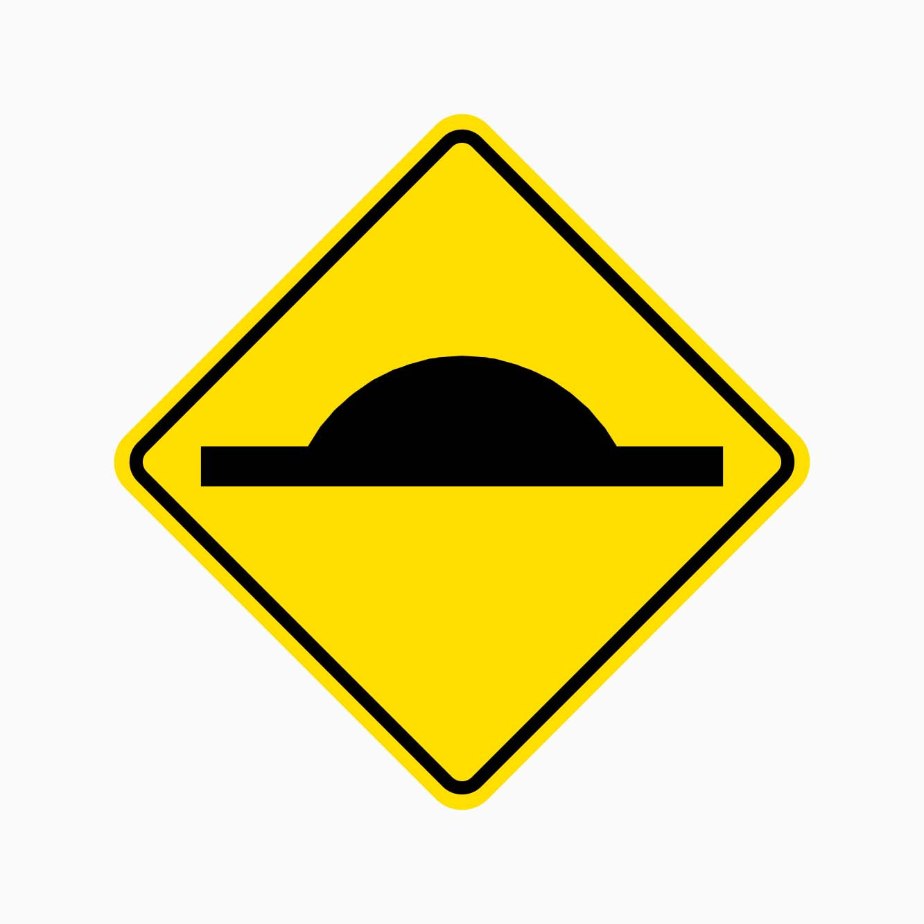 SPEED HUMP SIGN W5-10 - GET SIGNS AUSTRALIA