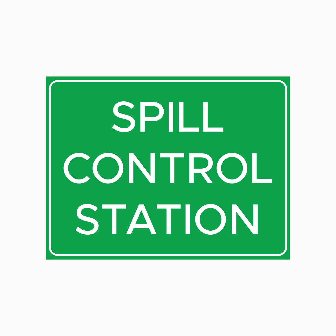 SPILL CONTROL STATION SIGN 