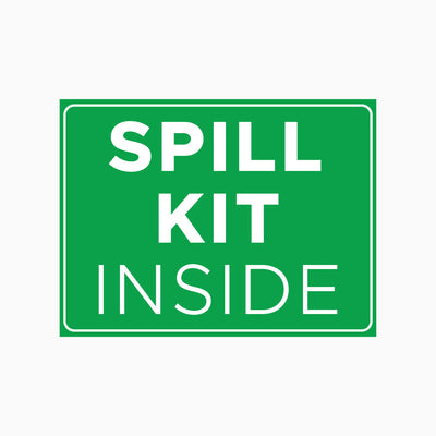 SPILL KIT INSIDE SIGN