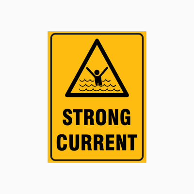 Undercurrents Sign DANGER STRONG UNDERCURRENT SIGN – Get signs