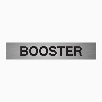 BOOSTER SIGN