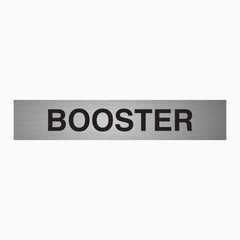 BOOSTER SIGN