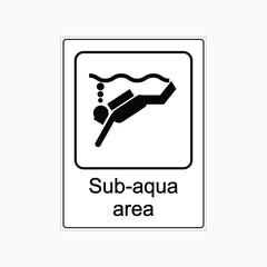 SUB - AQUA AREA SIGN