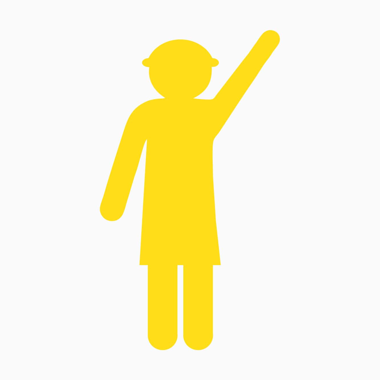 Safety Woman Look Up And Live Sign - Safety Signs – Get Signs