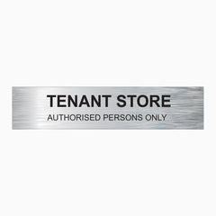 TENANT STORE SIGN