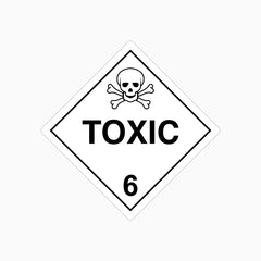 TOXIC 6 SIGN