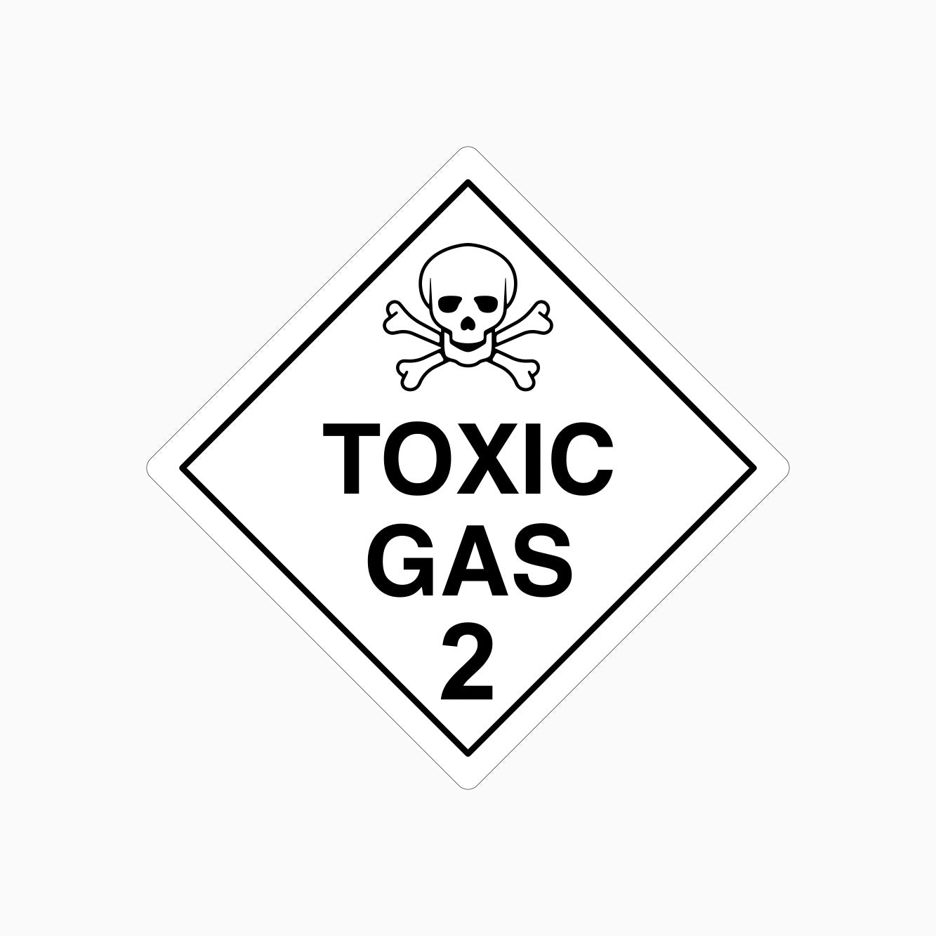 TOXIC GAS 2 SIGN