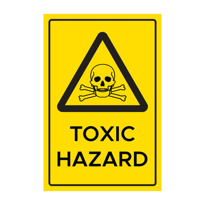 TOXIC HAZARD SIGN