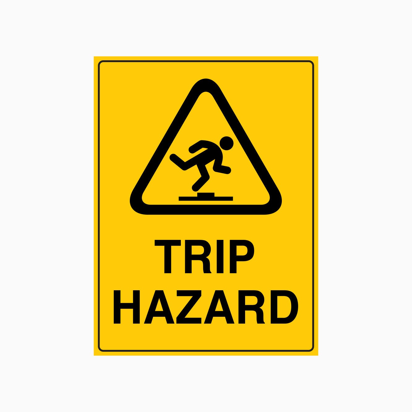 TRIP HAZARD SIGN